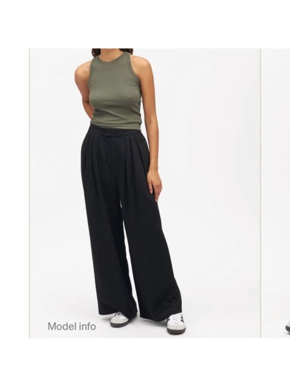 KOTN super wide leg plaza trousers KOTN size 2